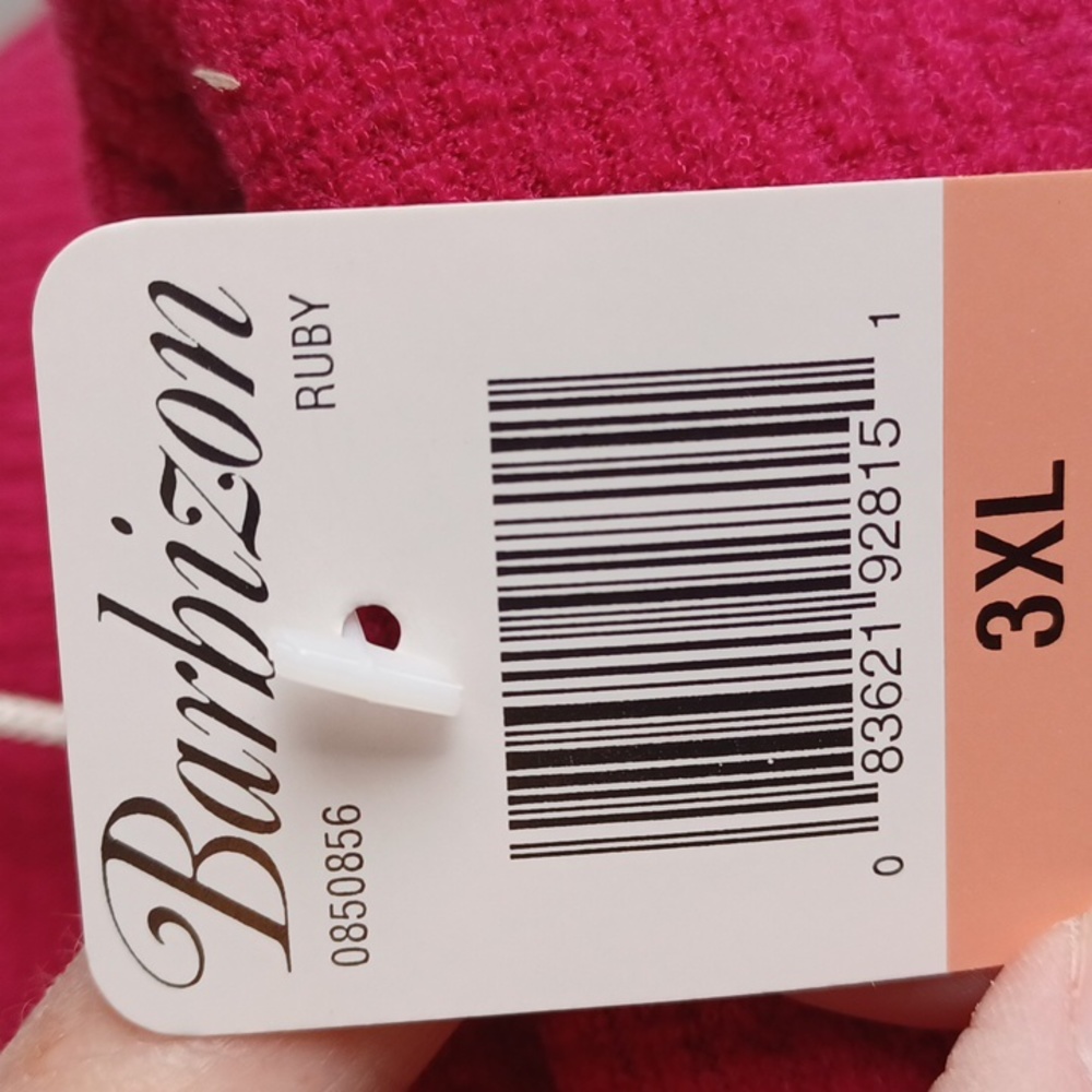 NWT-Barbizon Ruby Robe 3X - Picture 6 of 6